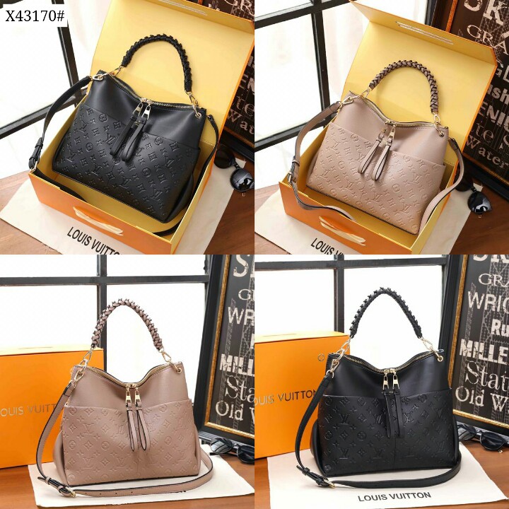 [KULIT ASLI] LV Louis Vuitton Maida Hobo Leather Bag/High Premium AAA Bahan kulit (embossed)