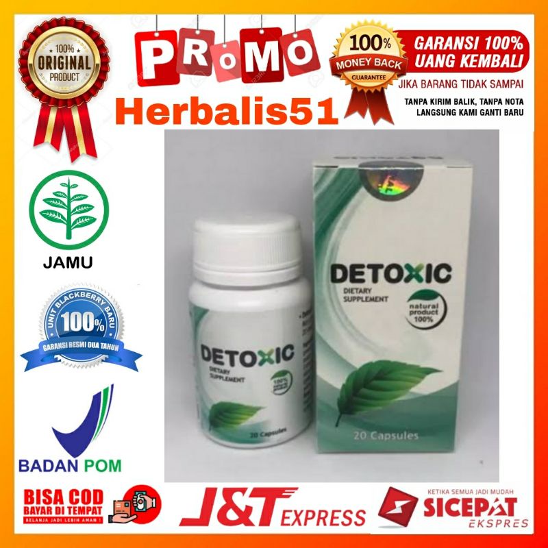 DETOXIC OBAT HERBAL PEMBASMI PARASIT - DETOXIC HIJAU - DETOXIC OBAT PARASIT