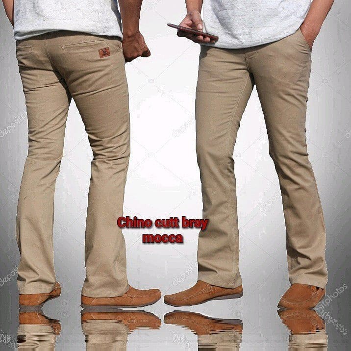 BIG SALE CELANA CHINOS CUTBRAY PRIA FREE DOMPET 3/4 BAHAN KULIT MITASI