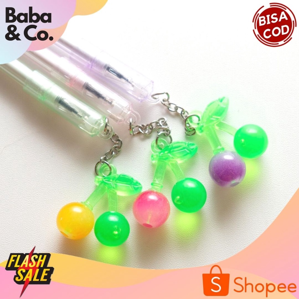 

PULPEN GANTUNGAN BUAH CHERRY PEN GEL LUCU BUAH CHERRY BULPEN CUTE BOBA BOLPEN MURAH LUCU ALAT TULIS KANTOR ALAT TULIS SEKOLAH ATK MURAH BISA COD