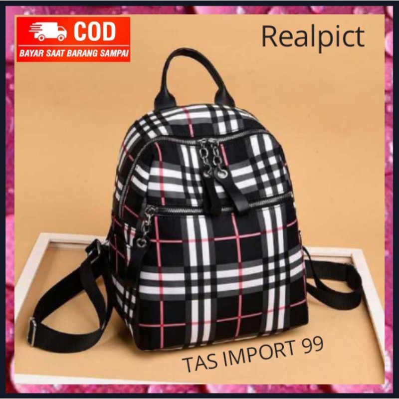TAS RANSEL WANITA CEWEK REMAJA PEREMUAN IMPORT BATAM ORIGINAL BRANDED TERBARU 2022 KOREAN STYLE MURA