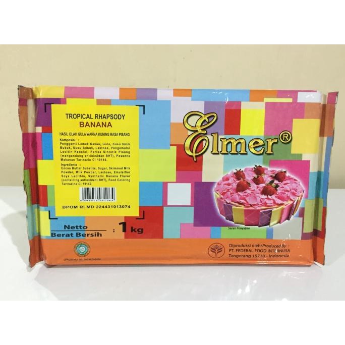 

Coklat Compound Banana Pisang Elmer 1kg TERLARIS TERPERCAYA ORIGINAL