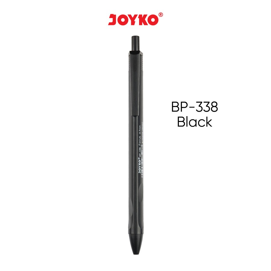 

Pulpen Joyko BP-338 Focus 0.7 mm - Hitam