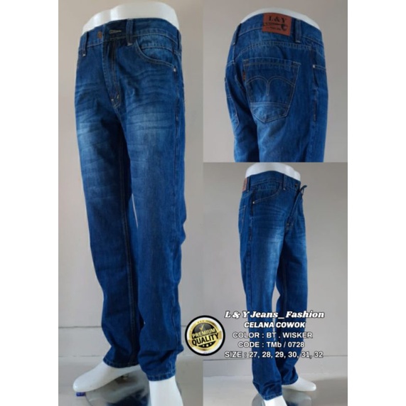 JEANS PRIA L&Y PREMIUM TERLARIS TERMURAH