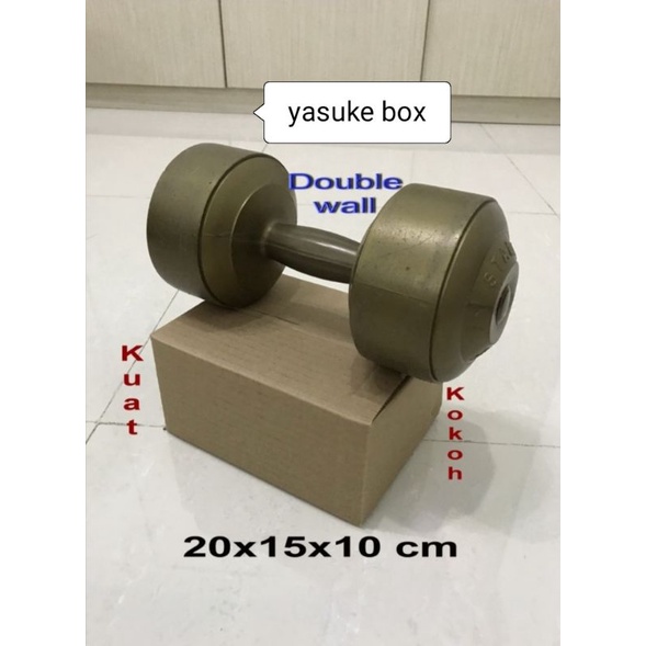 

kardus/dus UK.20x15x10cm.doble wall luar dalem polos