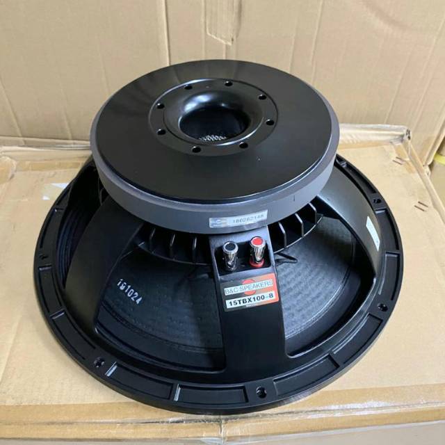 Speaker Komponen B&amp;C 15TBX100/15 TBX100 15 INCI MID-LOW BNC