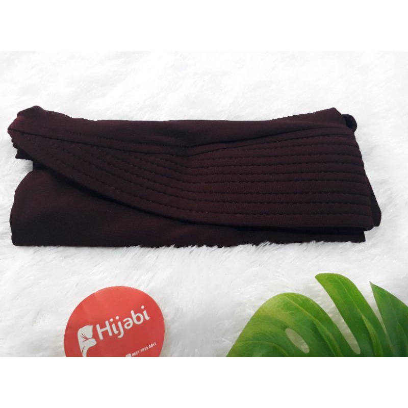 HIJAB SPORT PET KECIL ANTEM JERSEY-Marun tua