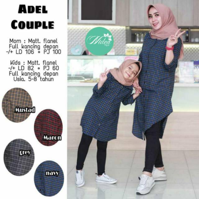 TUNIK FASHION WANITA MURAH STYLE KEREN / Couple tunik mom kids bahan flanel halus dan tebal.