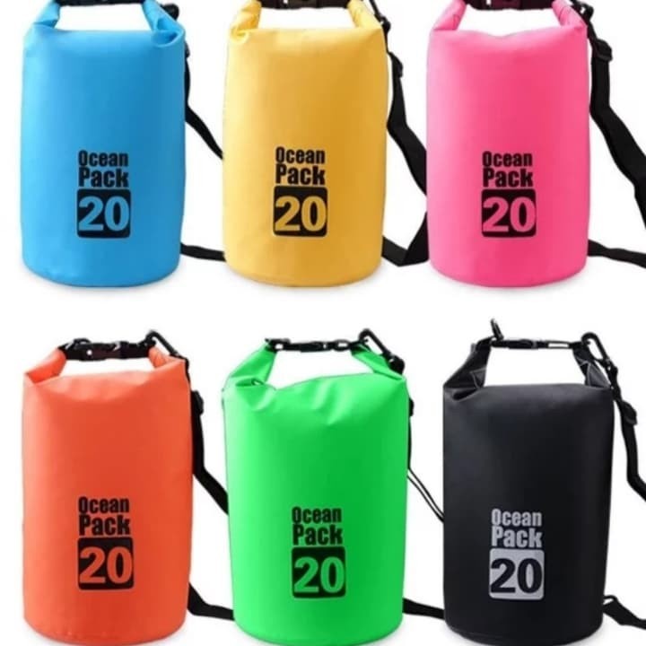 Dry Bag 20 L Liter Tas Anti Air 20 Liter Ocean Pack Berkwalitas Tebal Murah