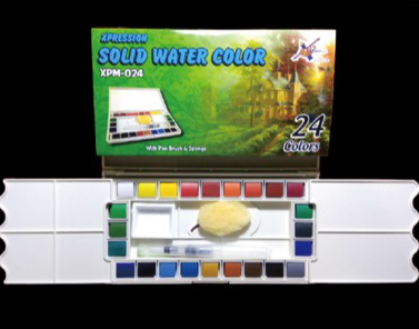 

XPRESSION WATER COLOR SOLID XPM SET 24 WARNA