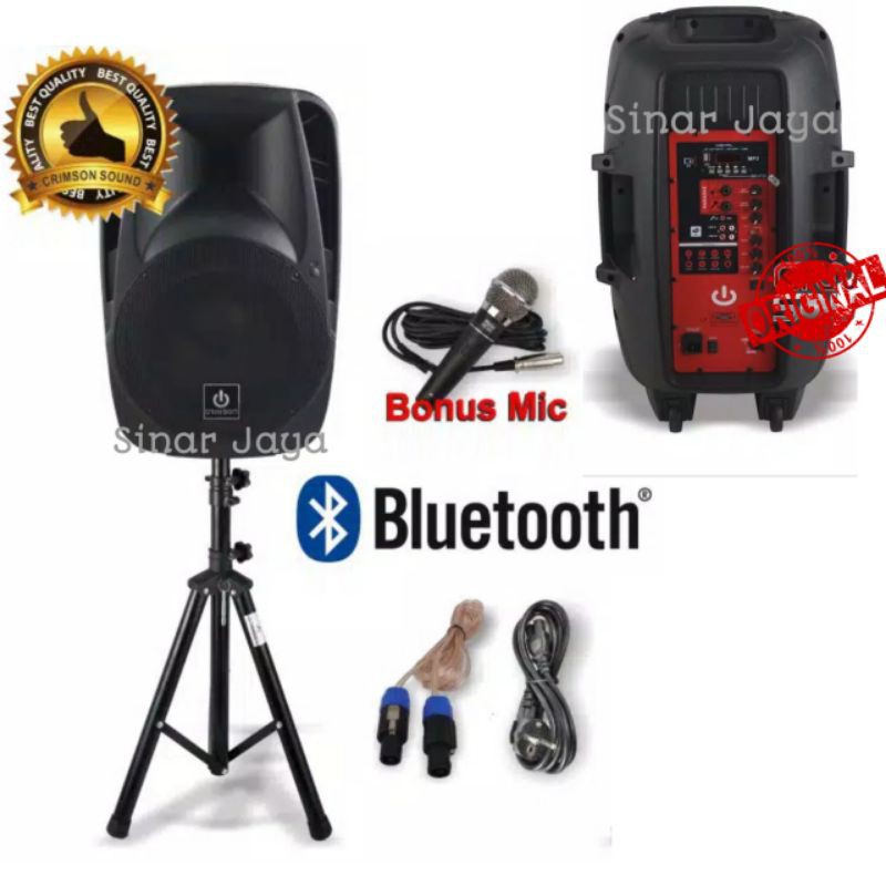Speaker Aktif 15 inch 200watt Crimson