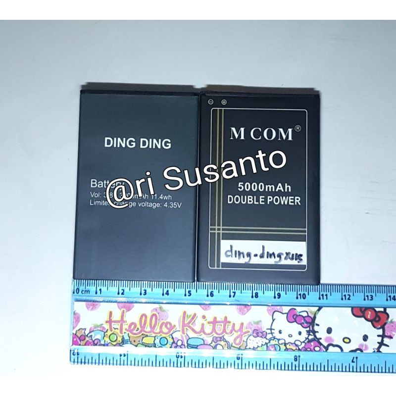 Baterai Mcom For Ding Ding X11s Lebar Baterai 5 5cm Double Power 5000mah Shopee Indonesia