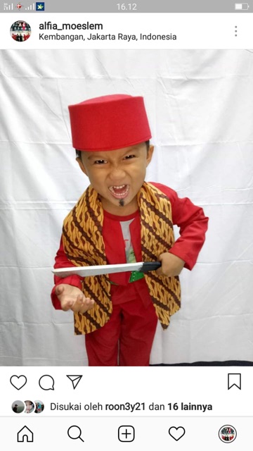 Golok Mainan Accesories Betawi Mainan Anak Golok Latihan Palang Pintu Mainan Adat Betawi