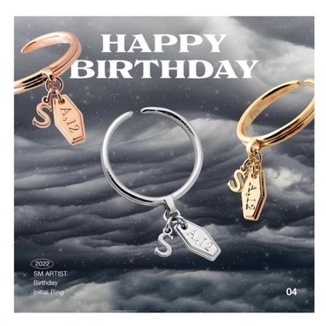 Plnasn SM Artists Birthday Initial Ring:  EXO BAEKHYUN & SUHO