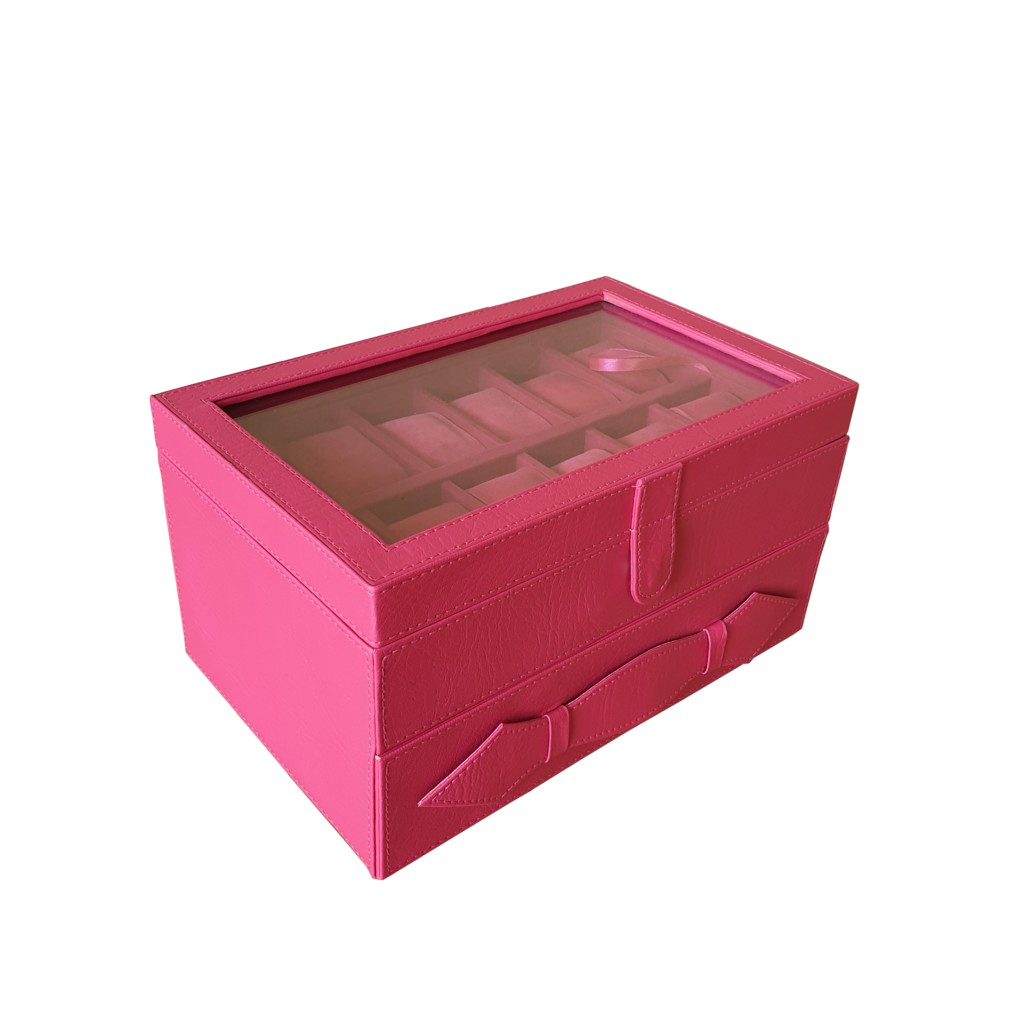 PROMO - Tempat Jam Tangan isi 24 / Box Jam Tangan / Kotak Jam Tangan / Watch Box Organizer