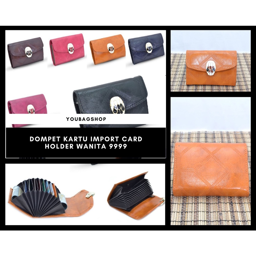 SIAP KIRIM!!! Dompet kartu import card holder wanita 9999