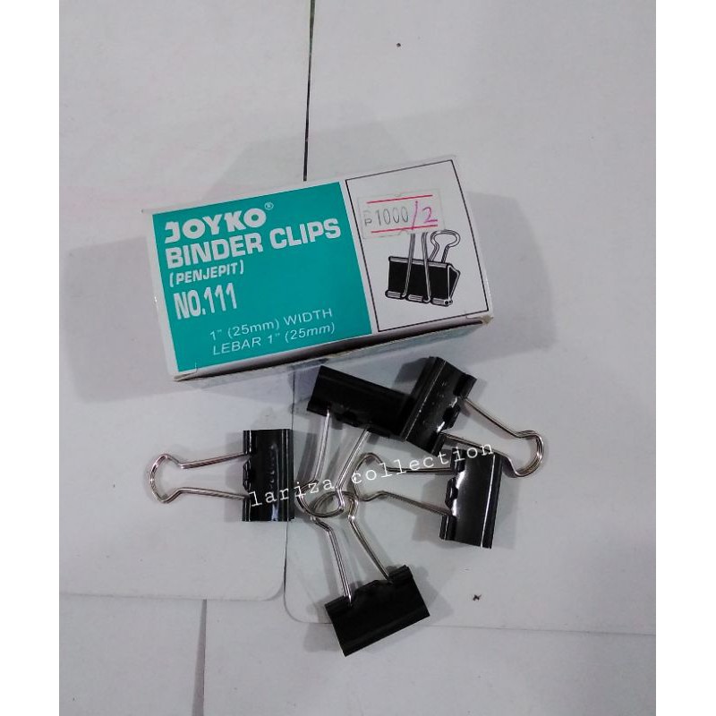 

Binder Clips No 111 (penjepit kertas)