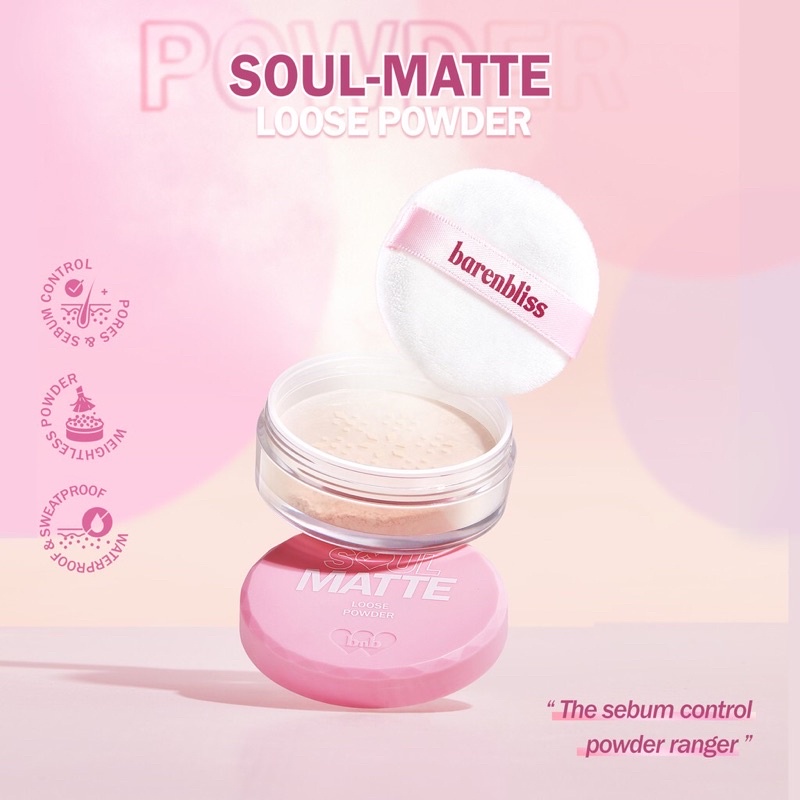 [FREE GIFT] BNB BARENBLISS Soul Matte Loose Powder / Bedak Tabur Tahan Lama