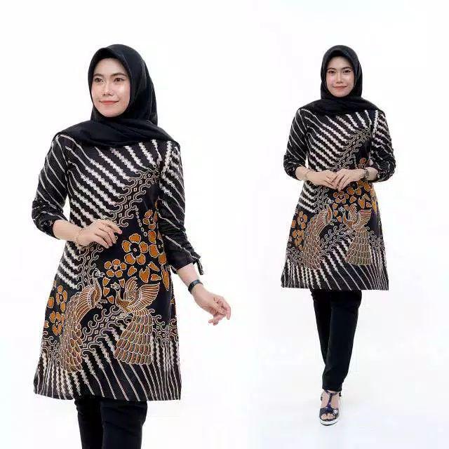 Tunik Batik Dress Batik Motif Gemek