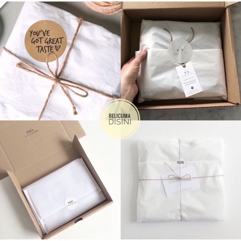 [22 x 69] Kertas Doorslag Besar / Dorslag Paper / Kertas Duslak Baju Pakaian Sepatu Bungkus Packing