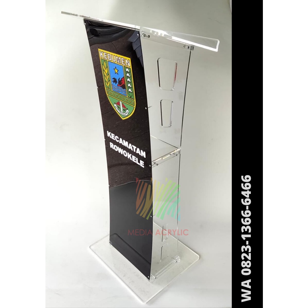 

Podium akrilik /Mimbar akrilik (Bongkar pasang)