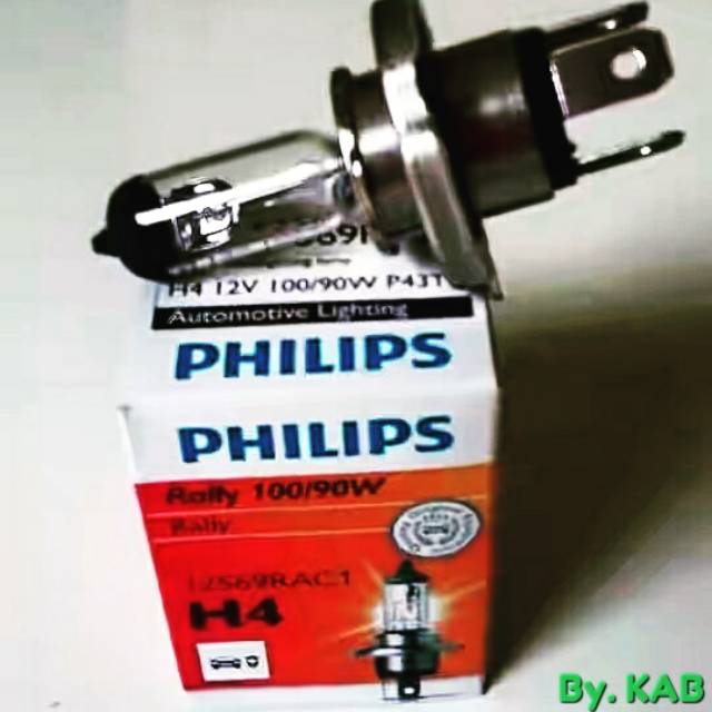HALOGEN BULB PHILIPS H4 12V 100/90W