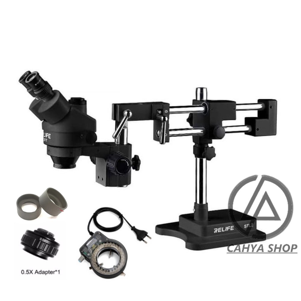 MICROSCOPE TRINOKULAR RELIFE M3T-L2 PLUS LAMPU ORIGINAL