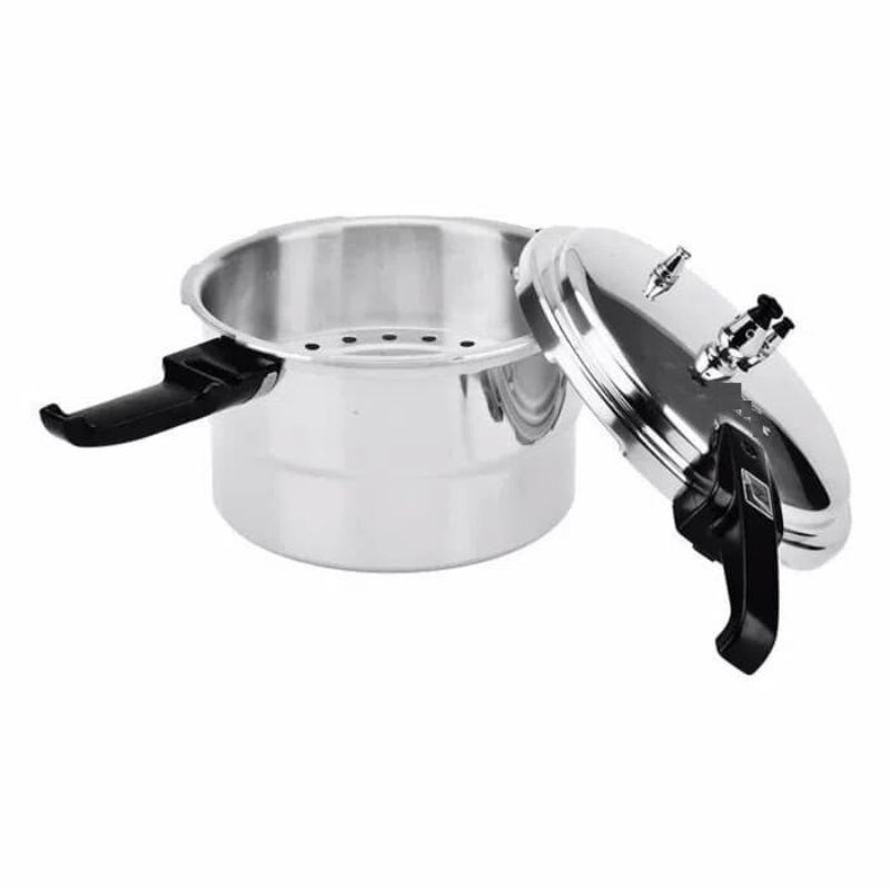 (GIBRO) Panci Presto 8 Liter - Pressure Cooker +Steamer / Kukusan 8 Liter - HC - MOEGEN - Happy Call