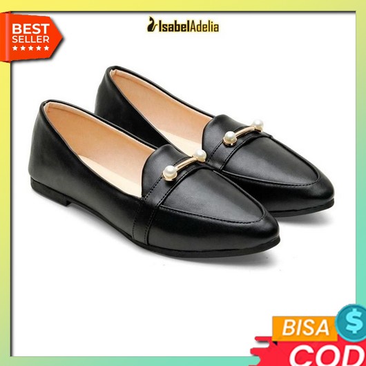 Sepatu Wanita Casual Sepatu Wanita Murah Flatshoes Lidah Dixie Balet Sol Karet CW55 Isabeladelia Sep