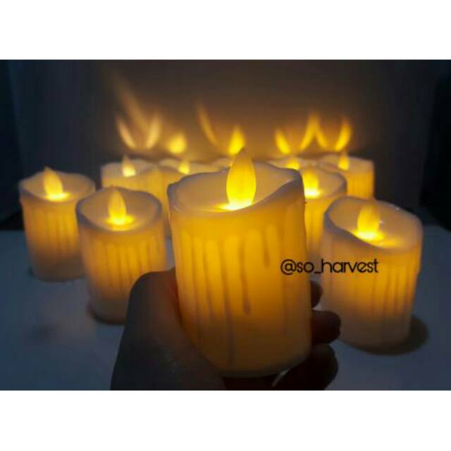 Lilin Elektrik Candle Sumbu Goyang/Gerak Lilin Elektrik Model Terbaru