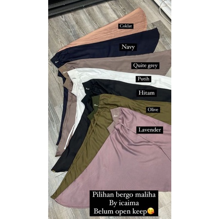 Bergo Maliha By_Icaima coklat