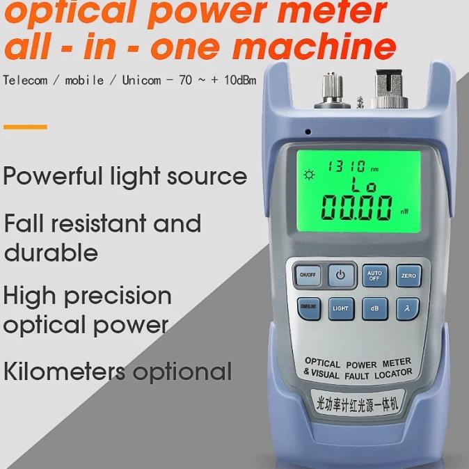 +%+%+%] tester kabel fiber optik/fiber optik power meter/alat ukur