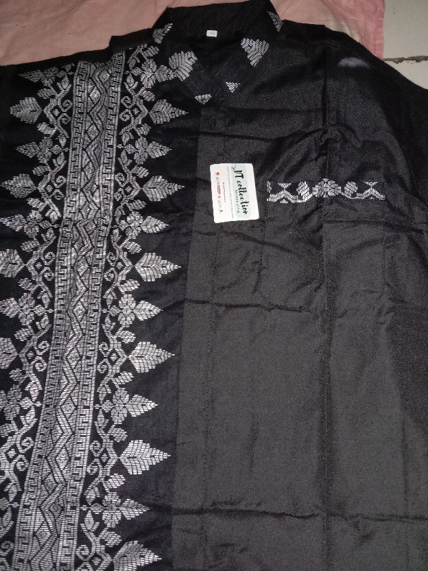 Cod- Dt Collection Kemeja Hem Batik  Pekalongan Kombinasi Kerah Koko