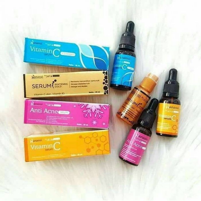 Jelita Cosmetic - Hanasui Serum Series | Vitamin C | Anti Acne | Retinol | Exfoliating | Whitening Gold