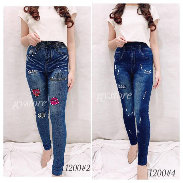 Legging Jeans Import Variasi