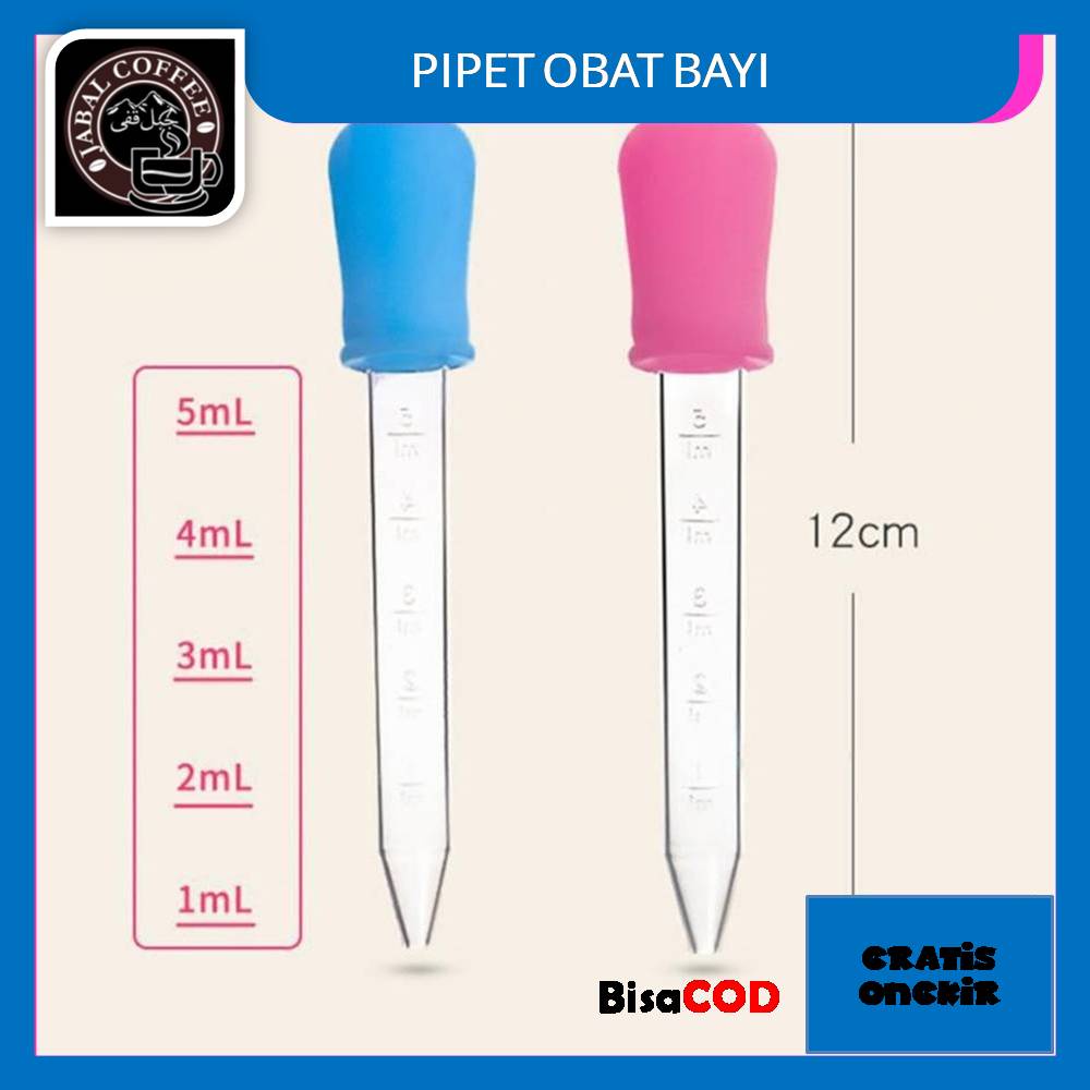 Pipet Tetes Minum Obat Bayi Ukuran 5 Ml / Pipet Bayi / Pipet Obat Bayi 01