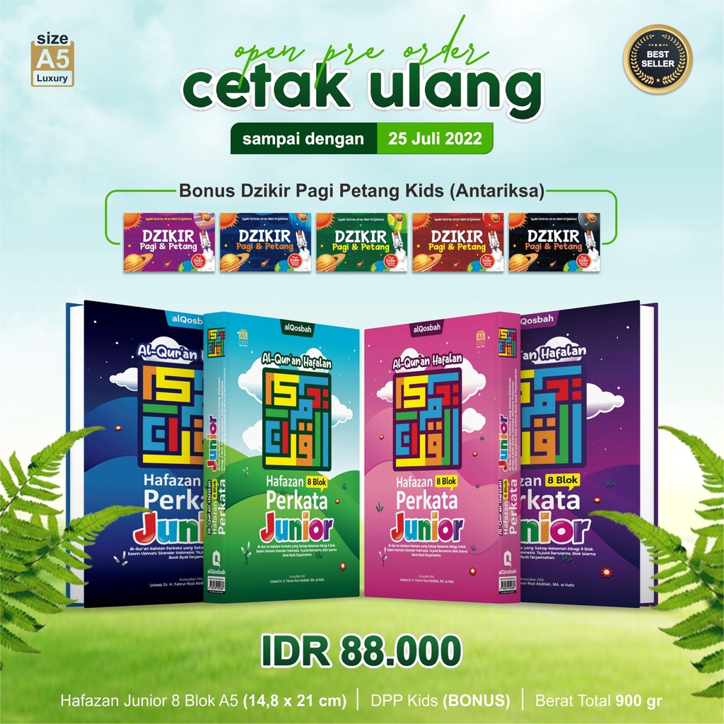 Al-QUR'AN HAFALAN HAFAZAN PERKATA JUNIOR 8 BLOK - alQosbah
