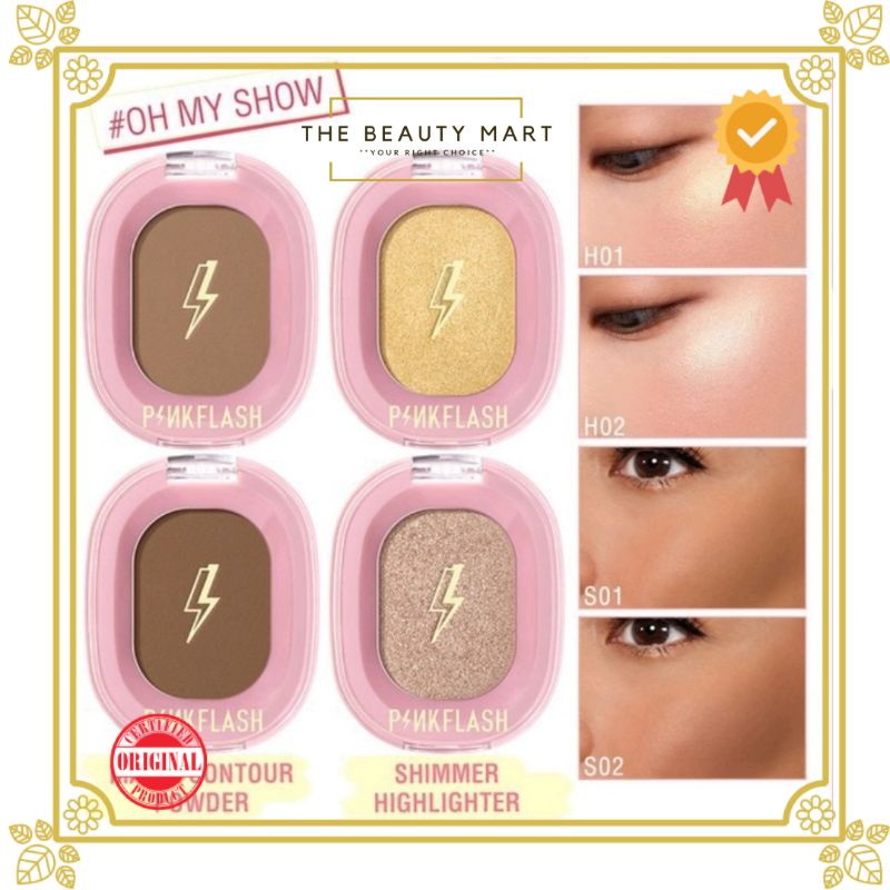 [BPOM] PINKFLASH Soft Pigment Face Contour | Pink Flash Countour