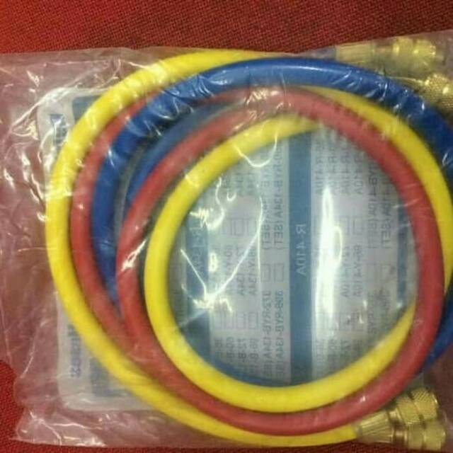 GROSIR SELANG MANIFOLD SET R22, R134, R12, R502 90 CM - 1 SET 3 PCS