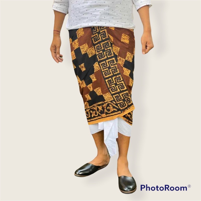 Saput Batik Print Motif Indigo