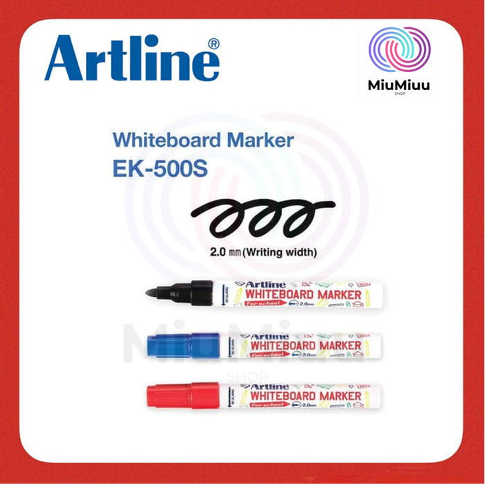 

SPIDOL PAPAN TULIS ARTLINE EK-500S SEKOLAH KANTOR GURU 2.0 MM