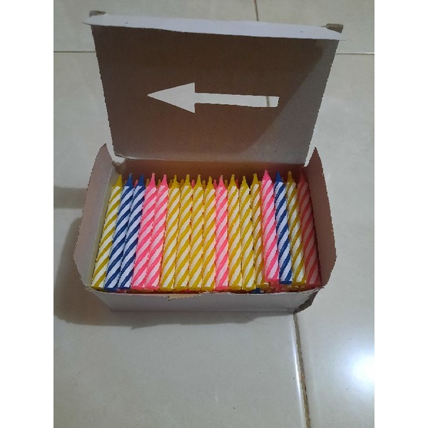 Lilin Spiral Besar Isi 144biji