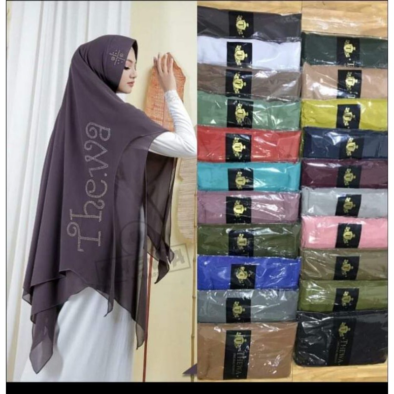 ARWA THEWA Hijab premium ori Thewa