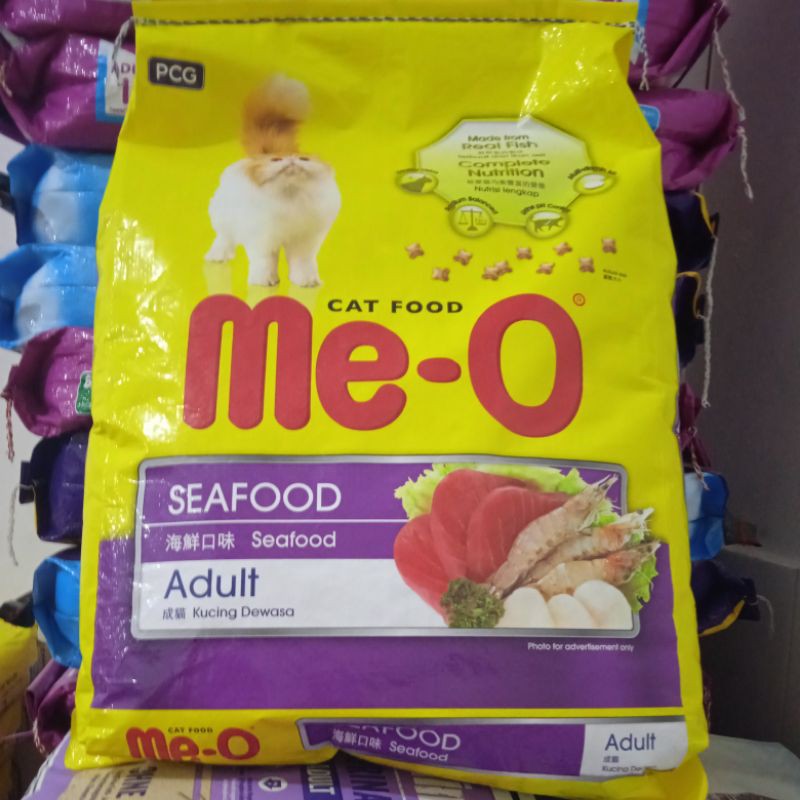 Meo Seafood Cat food 7kg dry food Makanan kucing Gojek grab