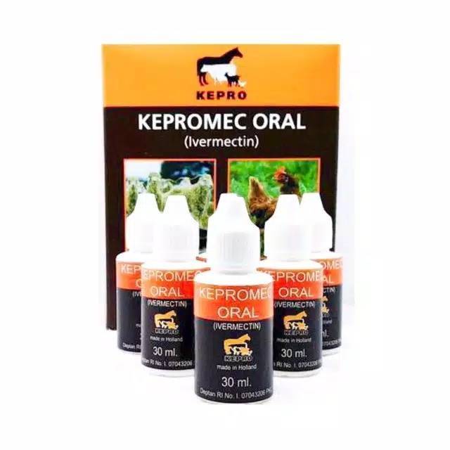 KEPROMEC ORAL 5 ML - Obat Gudik Jamur Scabies Hewan Kucing Kelinci Anjing