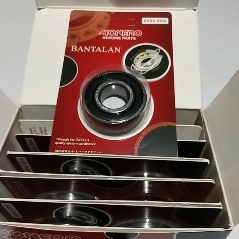 (10 pcs) Bearing 6202-2RS Bantalan Roda SS & Monero/BAHT Laher Lahar