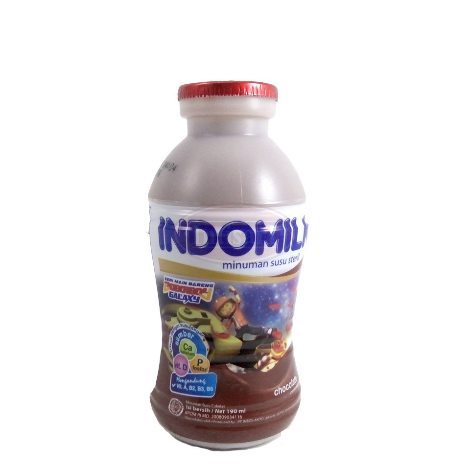 

INDOMILK SUSU UHT STERIL 190ML CHOCOLATE BOTOL