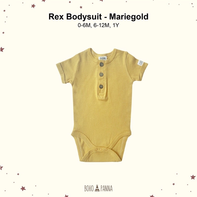 BOHOPANNA / BOHOBABY REX BODYSUIT jumper jumpsuit playsuit anak bayi-MARIEGOLD