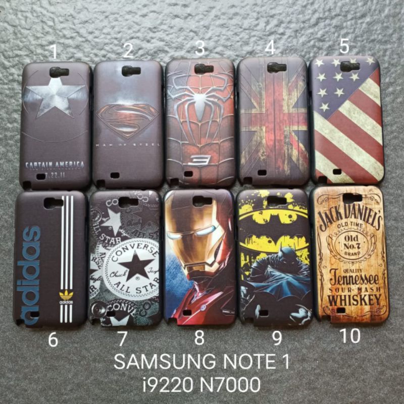 Case gambar Samsung Note 1 i9220 N7000 . Note 2 N7100 motif cowok hardcase hard case cover