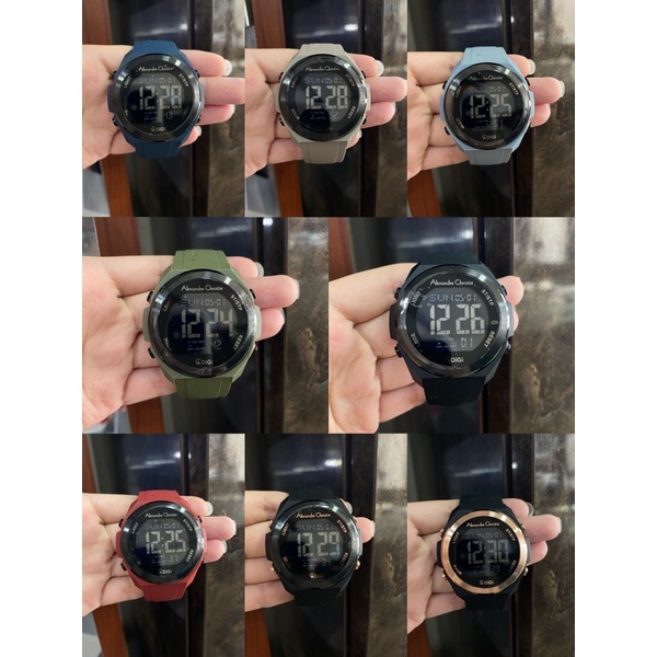 JAM TANGAN DIGITAL ALEXANDRE CHRISTIE AC9342 AC 9342